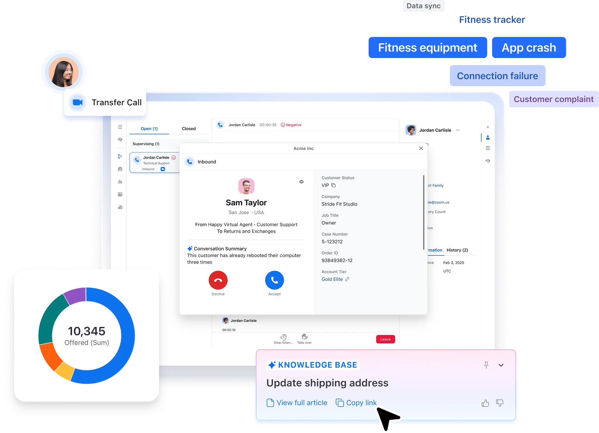 Zoom Contact Center omnichannel agent workspace